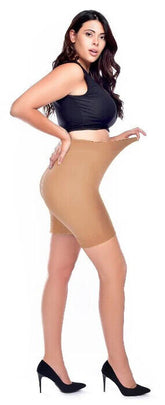 Shorts Antirozaduras Pamela Mann 90 Denier Curvy / Fabricación Italiana (Hasta 5XL)